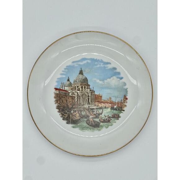 VINTAGE "Scenes of Venice" Collector Plates (4 Total) - Picture 4 of 9